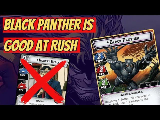 BLACK PANTHER vs SABERTOOTH Expert Marvel Champions Gameplay