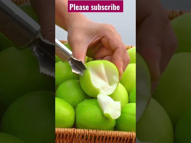 green  apple cutting relaxing video #shorts #youtube #viral #youtubeshorts #shortsads #instavideo