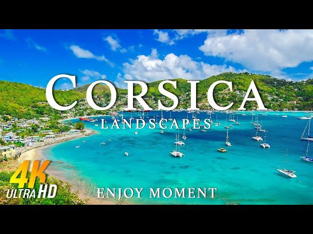 Corsica 4k - Relaxing Music With Beautiful Natural Landscape - Amazing Nature - 4K Video Ultra HD