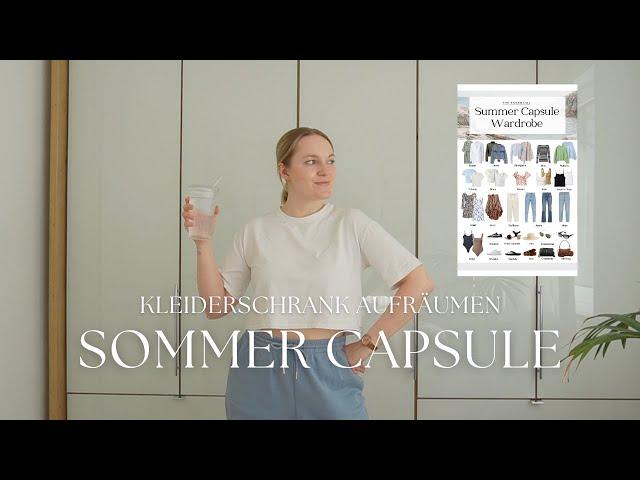 Kleiderschrank aufräumen - Sommer Capsule Wardrobe