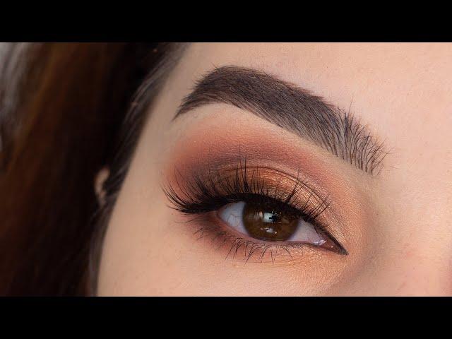 Smokey Brown Cut Crease Eyeshadow Look Tutorial using the Too Faced Sunset Stripped Palette