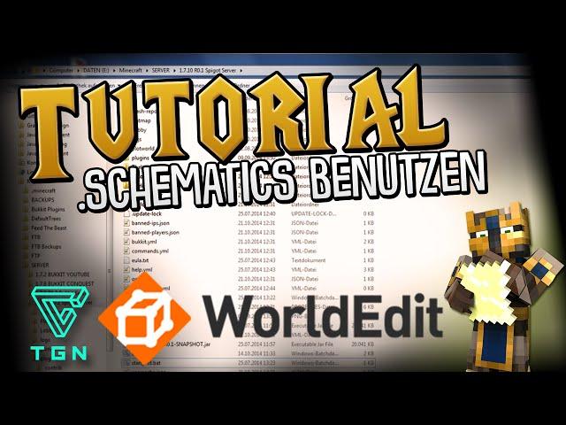 Schematic benutzen - WorldEdit Tutorial Minecraft