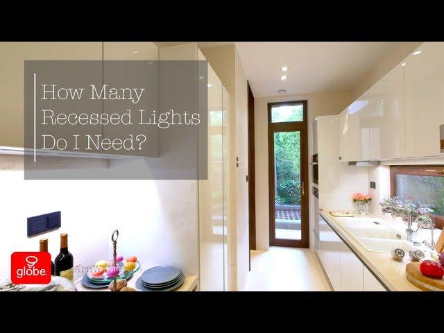 How many recessed lights do you need in a room?