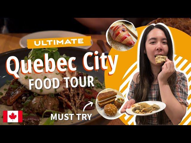 Ultimate Quebec City Food Tour Experience | Must Try Pâtisserie!