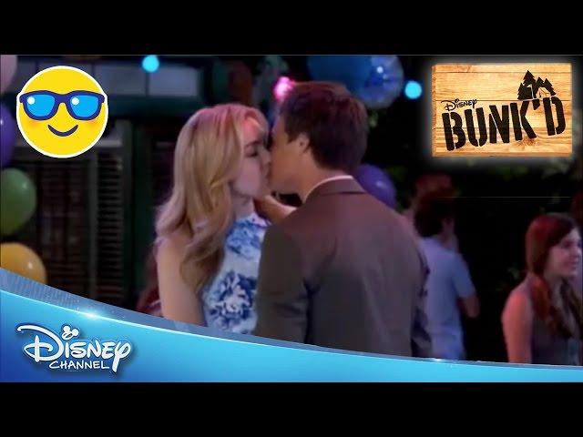 Bunk'd | Emma and Xander Kiss | Official Disney Channel US