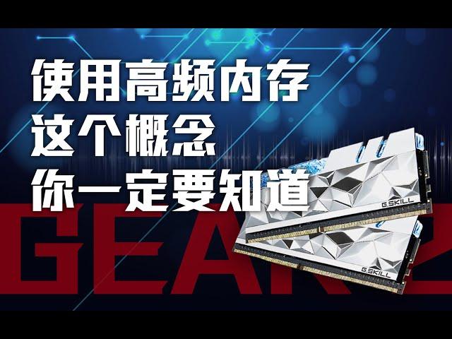 【硬件科普】使用高频内存条这个概念你一定要知道！详解内存Gear2模式