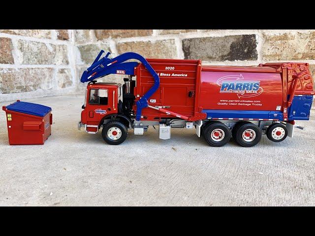 Unboxing First Gear 1/34 Scale Terra Pro Front Loader PARRIS TRUCK SALES  RARE l Garbage Trucks Rule