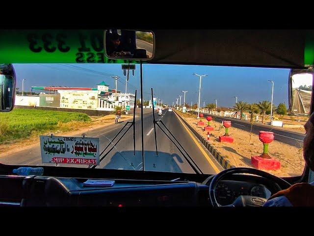 Kazay Bus || Professional And Skillful Driver Driving On Pakistan 2nd Beautiful Road || Bahawalpur||