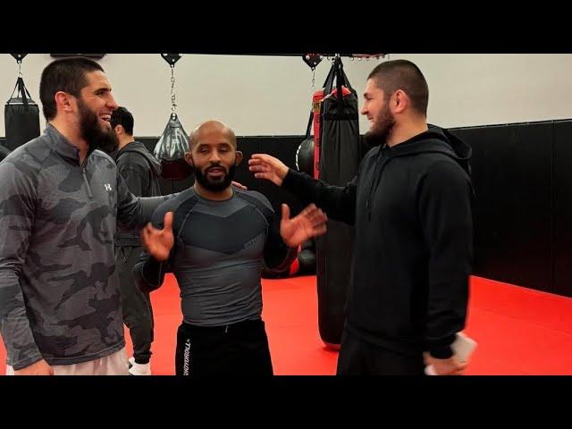 Islam Makhachev,Umar Training by Khabib & Demetrious Johnson