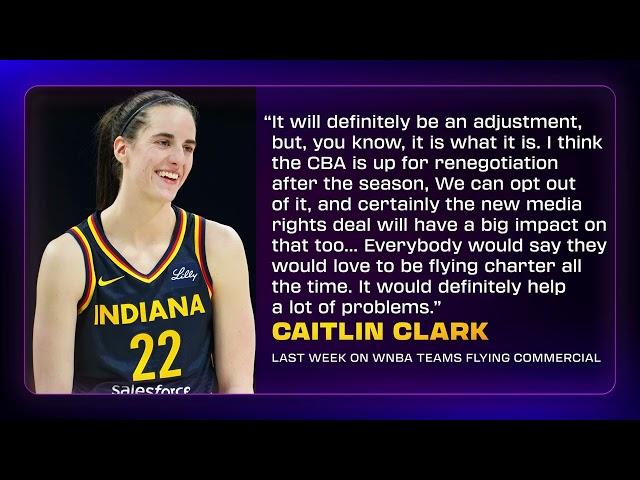 It is ABOUT TIME the WNBA is doing chartered flights