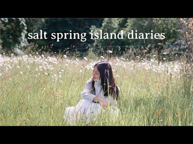 salt spring island vlog ️ our cute airbnb, solace organic spa, and farm stands