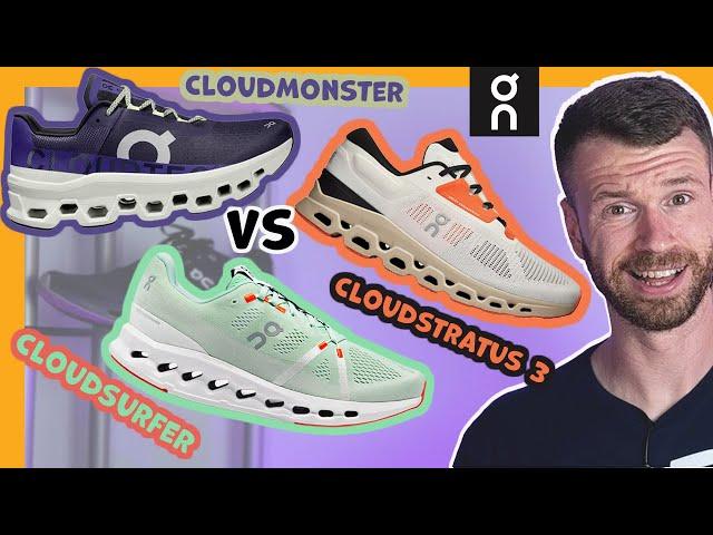 Best THICK On Shoe?? | ON Cloudstratus 3 vs Cloudmonster vs Cloudsurfer | Helion Foam | CloudTech