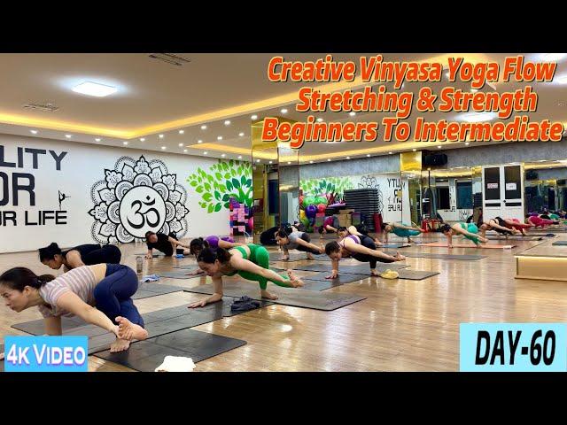 DAY-60 Creative Vinyasa Yoga Flow Stretching & Strength | Master Ranjeet Singh Bhatia |