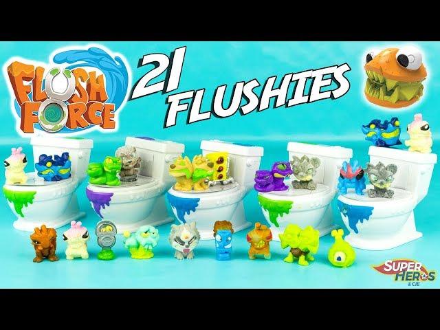 Flush Force Serie 1 Flushies Toilettes Surprise WC Jouet Toy Review