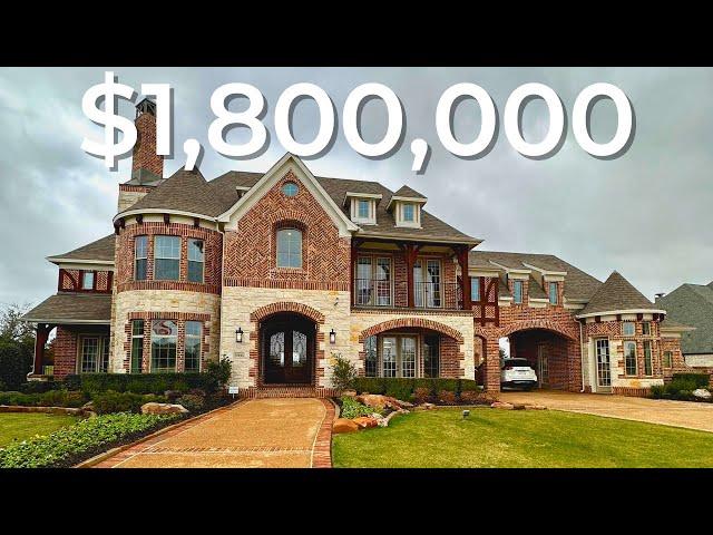 GRAND HOMES ACREAGE Model Home Tour in King's Crossing | Living in Dallas Texas: Parker, Texas