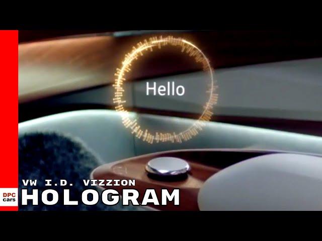 Hologram In VW I.D. VIZZION Interior Teased