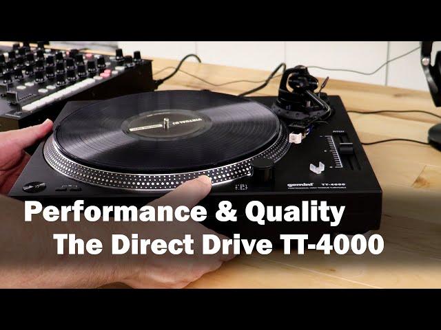 Gemini Sound TT-4000 Professional Direct-Drive DJ Turntable