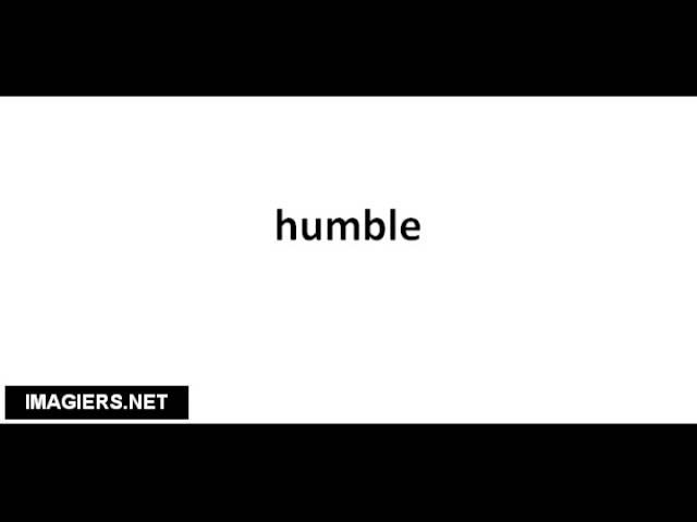 Pronounce French with Vincent # humble