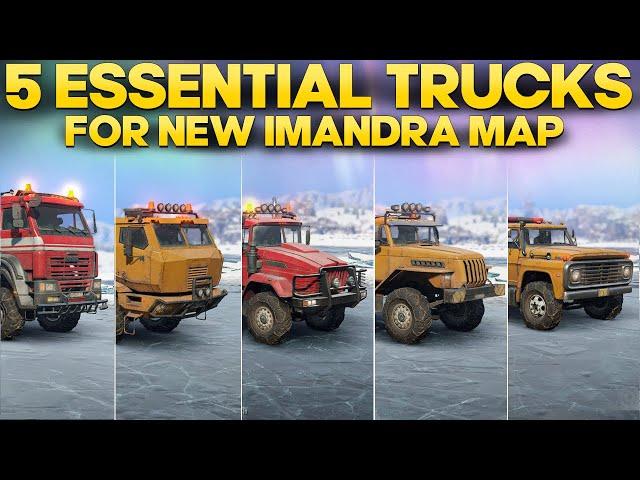 5 Most Essential Trucks For New Imandra Map in SnowRunner Update 7.0