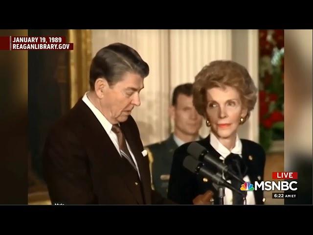 Reagan's Last Speech as President - January 19, 1989 (clip)