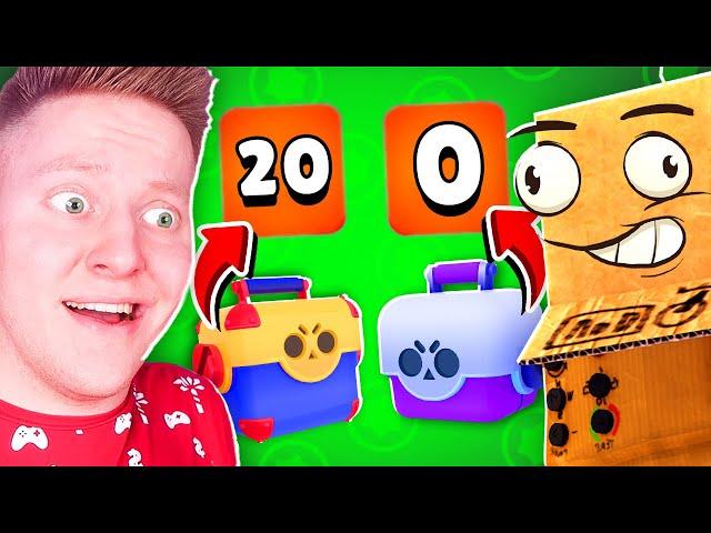 100 МЕГАЯЩИКОВ VS 100 БОЛЬШИХ ЯЩИКОВ В BRAWL STARS