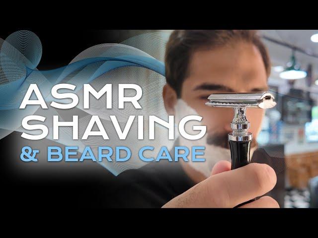 ASMR Mustache Care and Shaving Routine with Buongiorno al Sandalo 🪵