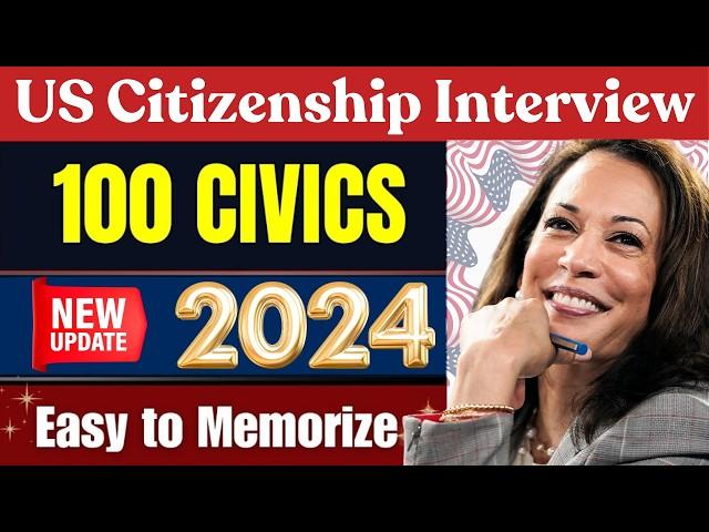 2024 random 100 civics questions and answers - U.S. citizenship interview I N400 Interview