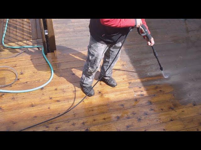 Pressure Wash A Deck , Lily Garden After Winter