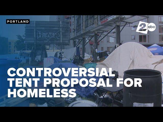 Portland, Oregon mayoral candidate Rene Gonzalez pitches accountability for homeless tents