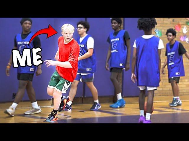 I Snuck Into A High School Basketball Tryout!