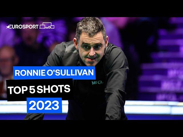 Ronnie O'Sullivan's Top 5 Shots in 2023   | Eurosport Snooker