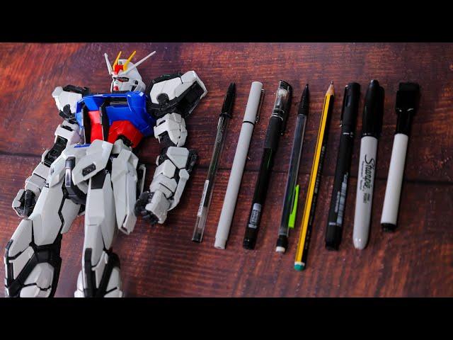 CAN IT PANEL LINE? - Can You Panel Line a Gundam Model Kit With Household Pens?