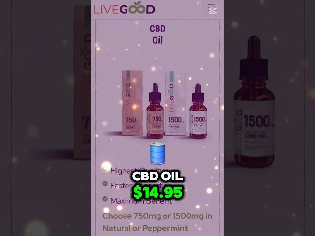 BEST & MOST AFFORDABLE CBD Oil #livegoodproducts