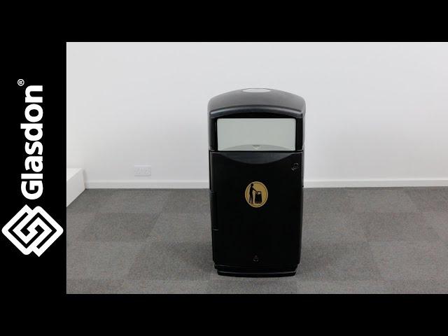 Glasdon UK | Demonstration | Futuro™ Litter Bin