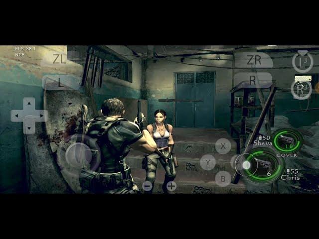 Resident Evil 5 Yuzu (NCE) android 176 Letest Update Game Test Poco F5 Fix 30Fps