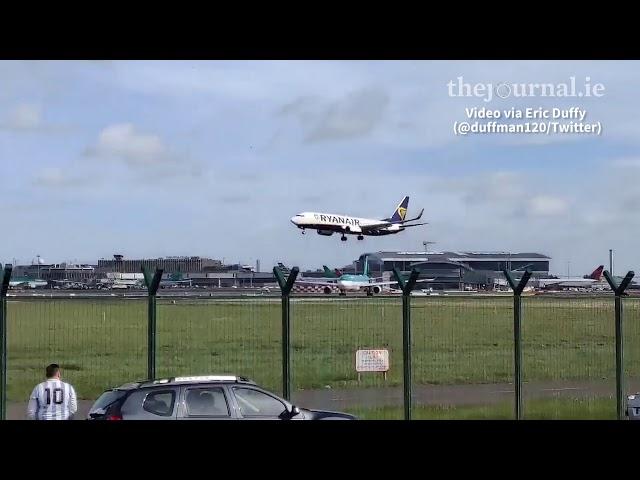 Ryanair Flight rethinks landing amid strong Storm Ali winds at Dublin Airport