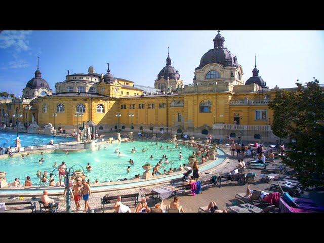 Visit the Széchenyi Spa in Budapest, Hungary