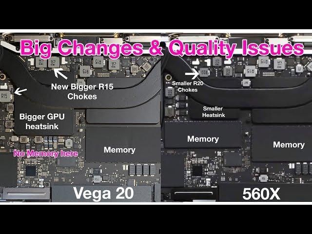 Changes Inside Vega 20 MacBook Pro 15 Vs 560X - Quality Issues with the 2018 MacBook Pro 15