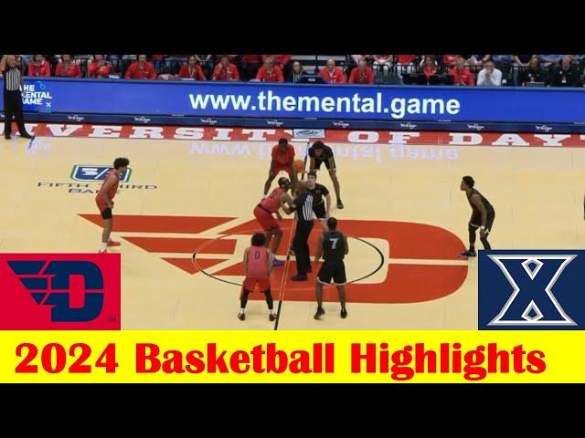 Xavier vs Dayton Basketball Game Highlights 10 20 2024