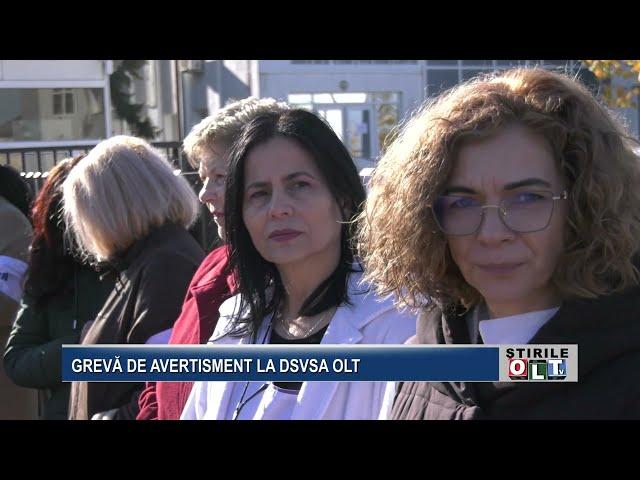 GREVA DE AVERTISMENT LA DSVSA OLT