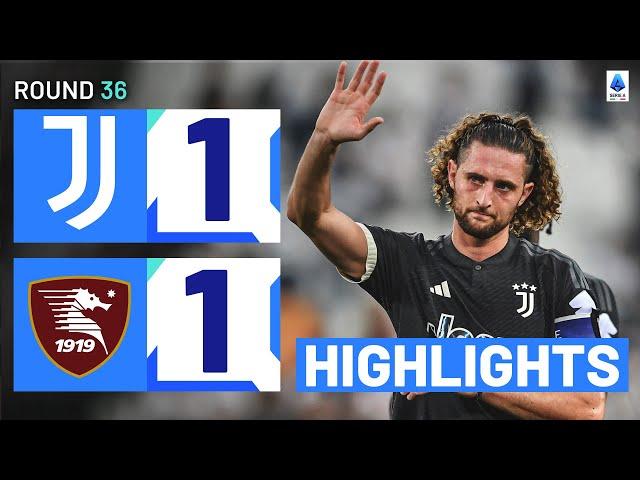 JUVENTUS-SALERNITANA 1-1 | HIGHLIGHTS | Rabiot Rescues A Point In Stoppage Time | Serie A 2023/24