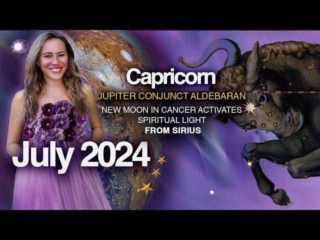 CAPRICORN: MAGIC SPARK Connections! New Moon & Sirius Open Your Heart (July 2024)