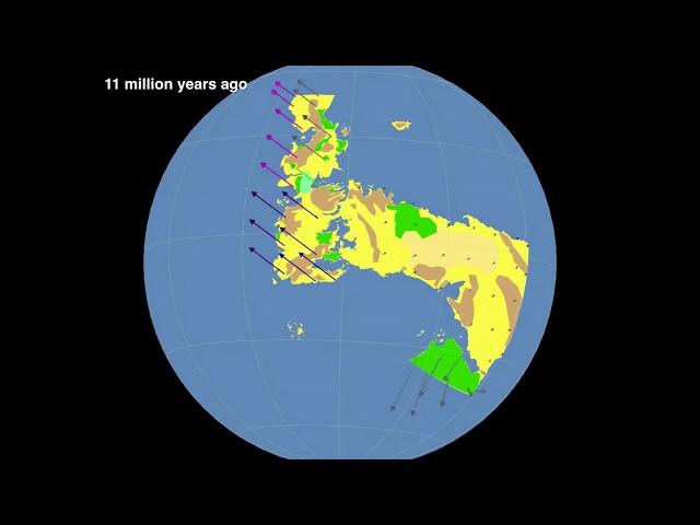 Tectonic reconstruction of Westeros and Essos in GPlates