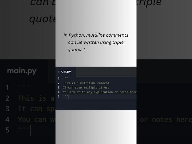 Python Multi-Line Commands Explained Simply!