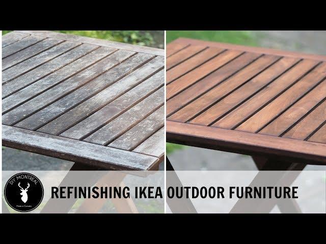 Refinishing Ikea outdoor furniture