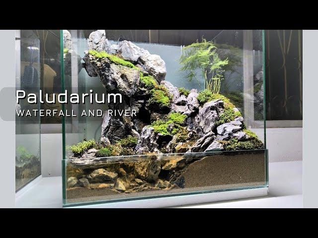 making paludarium waterfall with river stream