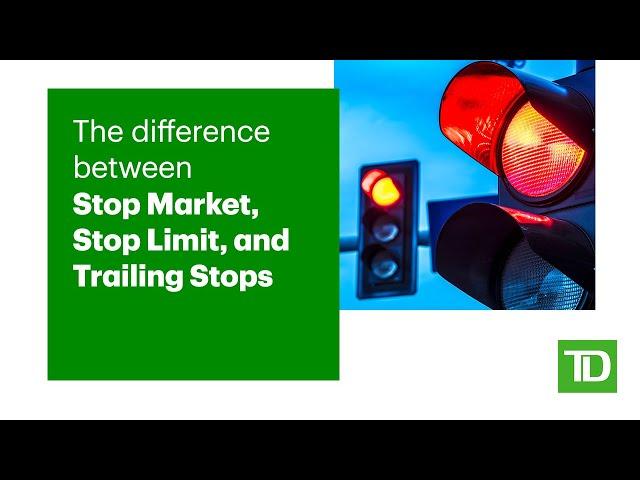 The Difference Between Stop Market, Stop Limit, and Trailing Stops