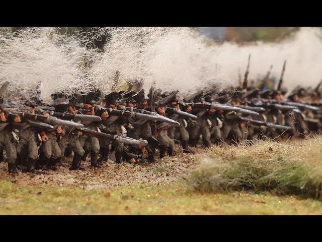 Gigantisches Diorama: Napoleon-Schlacht mit 8000 Zinnsoldaten