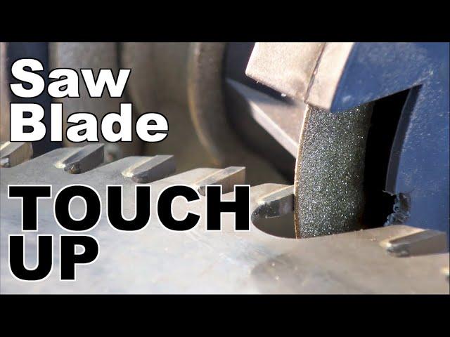 Touching Up Saw Blades - Harbor Freight Saw Blade Sharpener