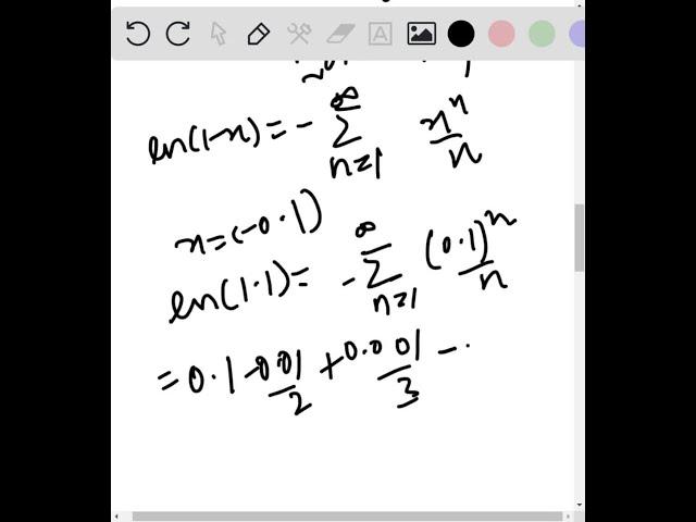 Use the result of Example 6 to compute ln 1.1 correct to five decimal places.